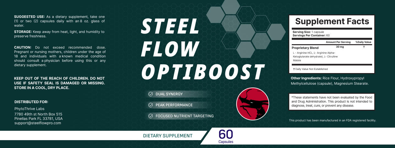 Steel Flow Pro supplement Steel Flow Pro Facts